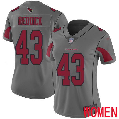 Arizona Cardinals Limited Silver Women Haason Reddick Jersey NFL Football #43 Inverted Legend